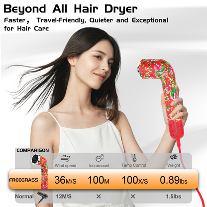 Northeast Flower-Negative Ion Hair Dryer