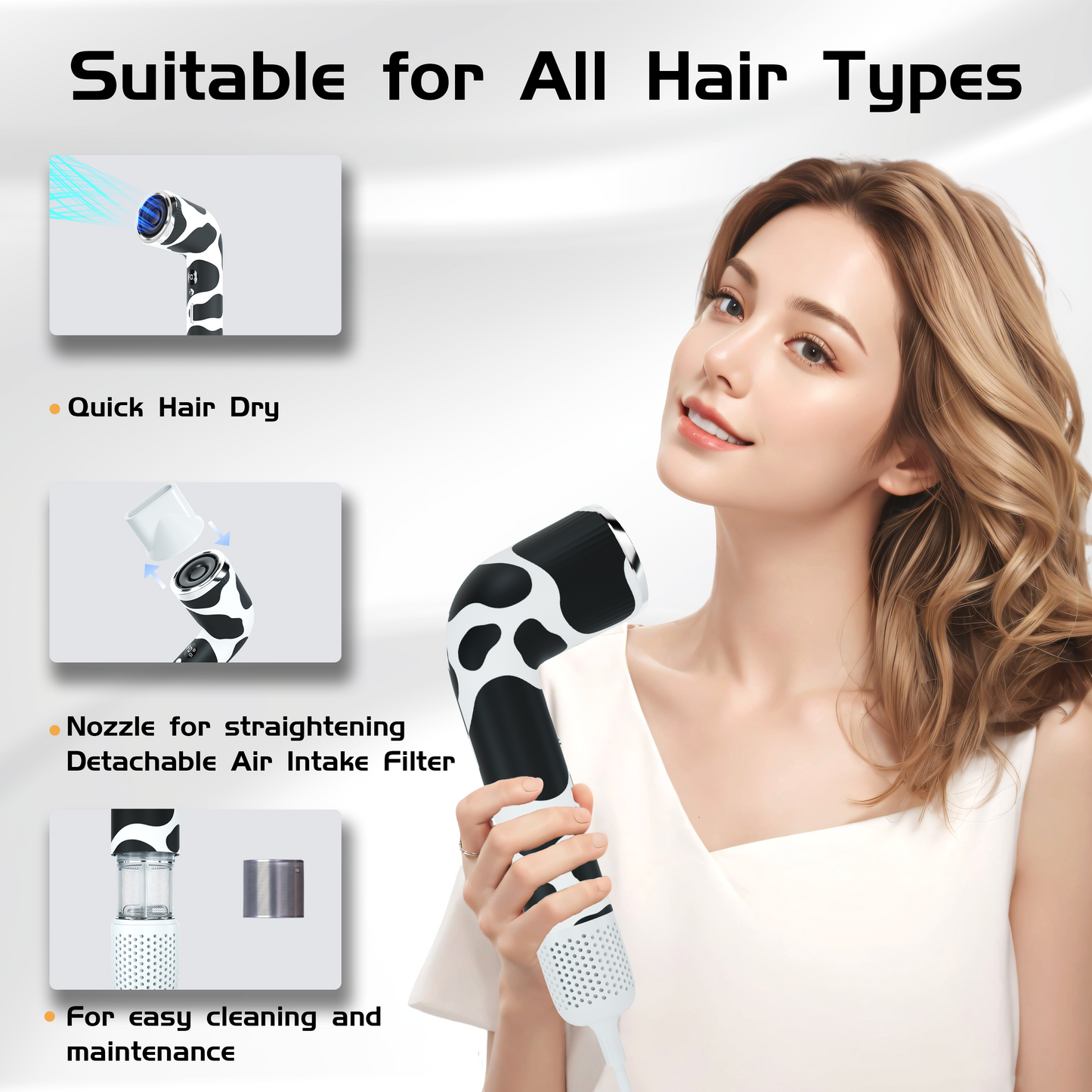 Cow Blow-Negative Ion Hair Dryer